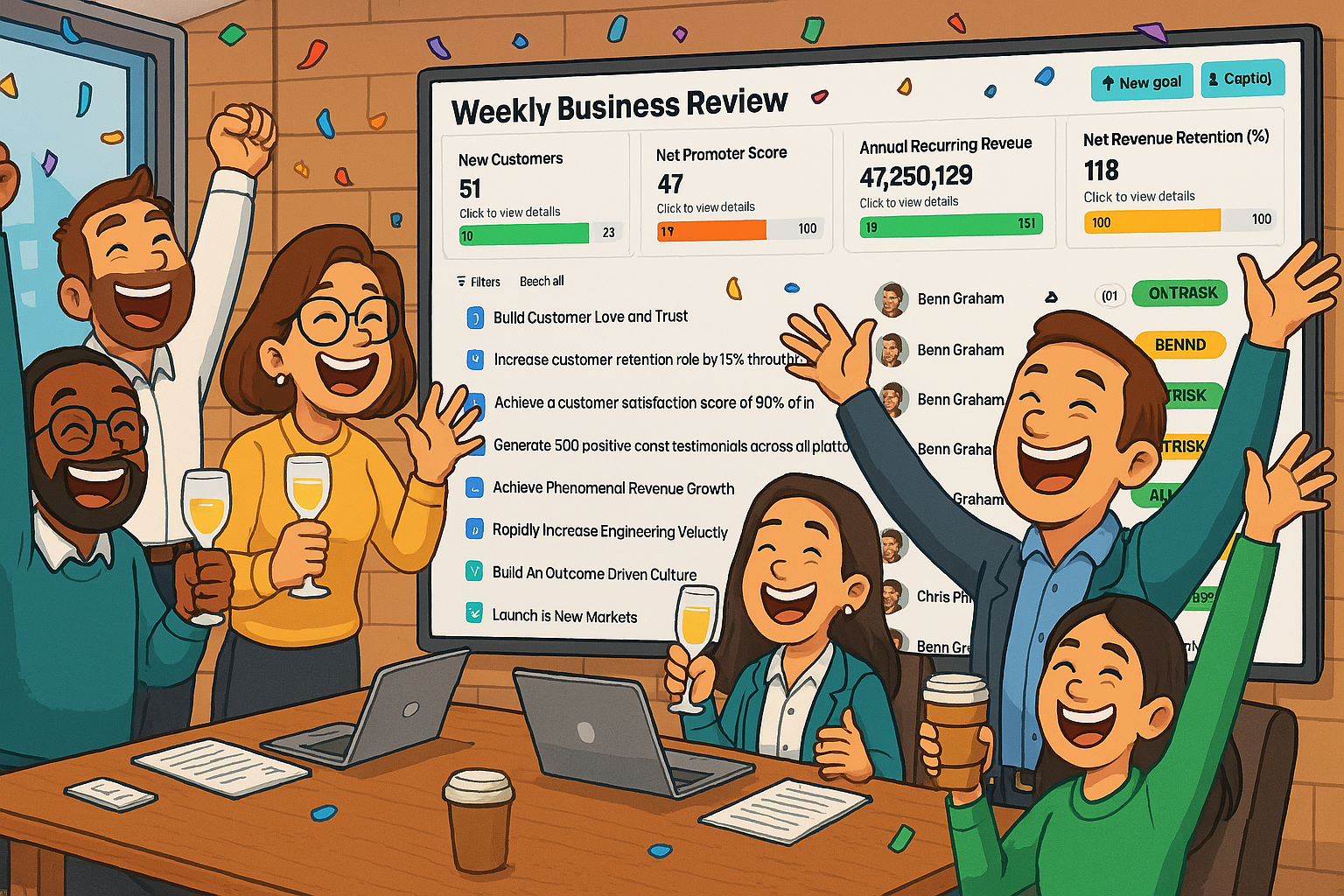 How To Run Weekly Business Reviews with AI